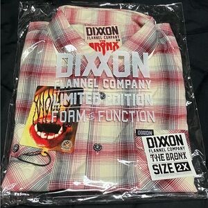 New DIXXON The Bronx Flannel Mens 2X BNIB
